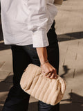 Pochette Teddy Crème