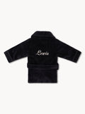 Robe Cotton Midnight Black Kids