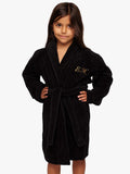 Robe Cotton Midnight Black Kids