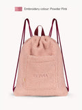 Teddy Gym Bag Powder Pink