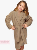 Robe Cotton Taupe Kids