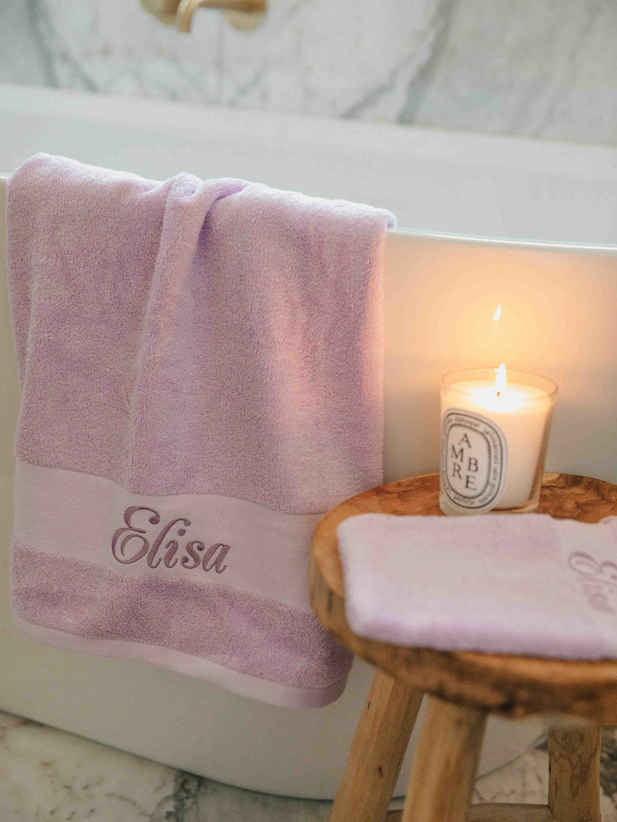 Bath Towel Large Lilac – Le Olive