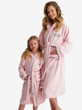 Robe Hooded Pink