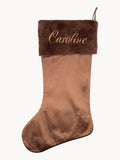 Christmas Stocking Chocolate Brown