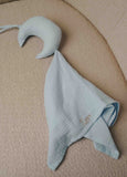 Pacifier Cloth Moon Baby Blue