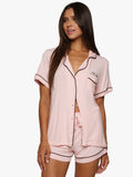 Pyjama Modal Roze Zwarte Bies