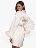 Kimono Feather Snow White