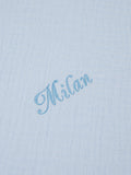 Hydrophilic Ruffle Pacifier Cloth Baby Blue