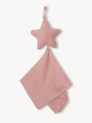 Pacifier Cloth Star  Old Pink