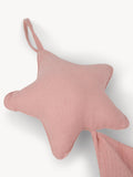 Pacifier Cloth Star  Old Pink