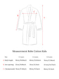 Robe Cotton Midnight Black Kids