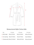 Robe Cotton Midnight Black Kids