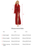 Robe Long Bordeaux Red