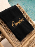 Beach Towel Midnight Black