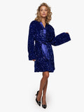 Kimono Sequins Cobalt Blue