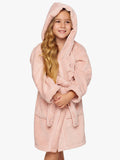 Robe Hooded Orchid Pink Kids