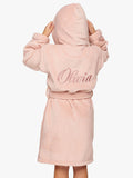 Robe Hooded Orchid Pink Kids