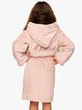 Robe Hooded Orchid Pink Kids