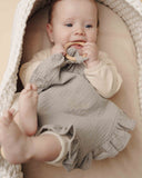 Hydrophilic Ruffle Pacifier Cloth Grey