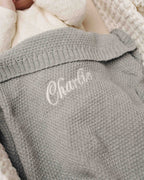 Knitted Blanket Grey