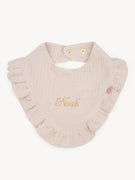 Bib Ruffle Beige
