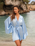 Kimono Flared Heavenly Blue