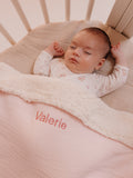 Teddy Blanket Light Pink
