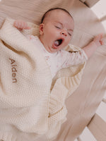Knitted Blanket Cream
