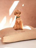Dog Cushion Bouclé Light Brown