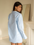 Freund Anzug Babyblau