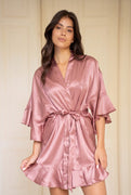 Ruffle Kimono Dusty Pink