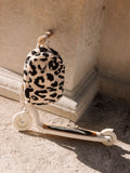 Mochila Leopardo Crema/Negro