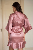 Ruffle Kimono Dusty Pink