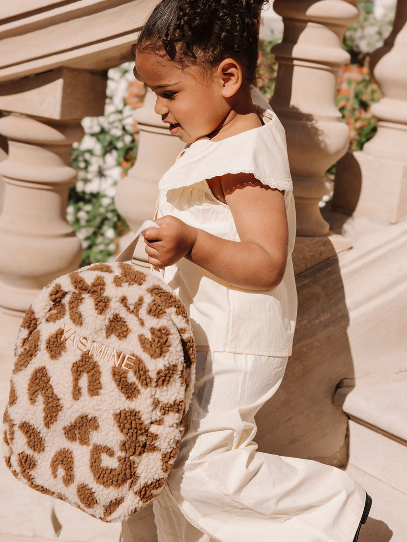 Rugzak Leopard Cream/Brown