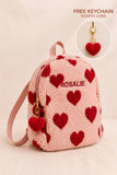 Backpack Hearts Pink