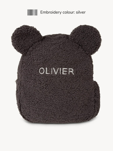 Backpack Teddy Bear Grey