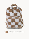 Backpack Maxi Chequered Brown