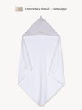 Badecape Glitzer Creme