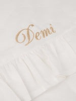 Bedsheet Ruffle Off White