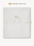 Bedsheet Ruffle Off White
