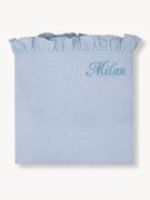 Mullwindel Rüschen klein Babyblau