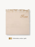 Hydrofieledoek Ruffle Cream