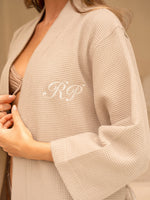 Waffle Robe Cream