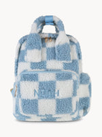 Rucksack Blockmuster Blau