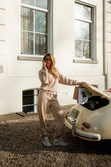 Jogging Suit Beige Cappuccino