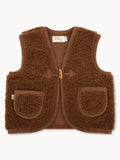 Teddy Gilet Marron