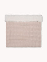 Waffle Teddy Blanket Beige