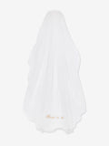 Velo de novia blanco
