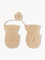 Teddy Mittens Small Cream