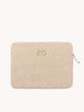 Teddy Laptop Pouch Cream